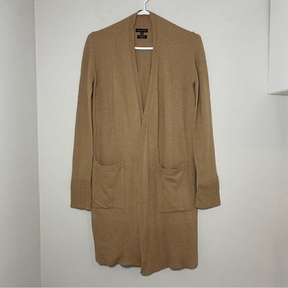 Massimo Dutti Wool Cashmere Open Front Cardigan size XS - Picture 3 of 7
